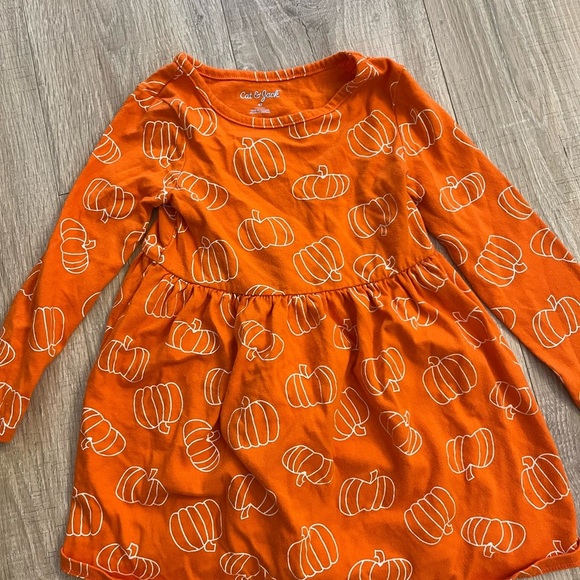 Fall Pumpkin Dress Cat and Jack 4t - Picture 1 of 3
